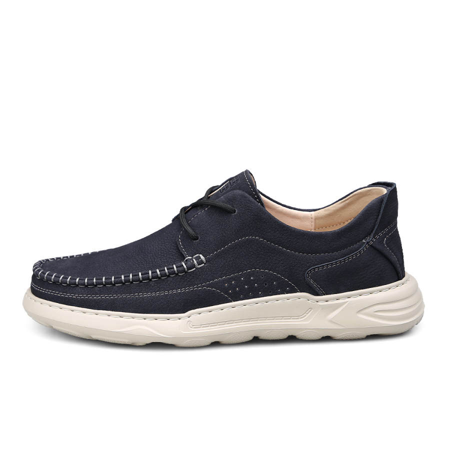 GESHISHI Men's Casual Shoes Men's Low Top Black/Khaki
