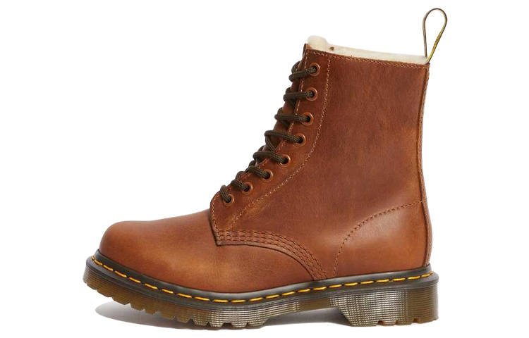 Dr.Martens Dr. Martens 1460 Faux Fur Lined Brown Women's
