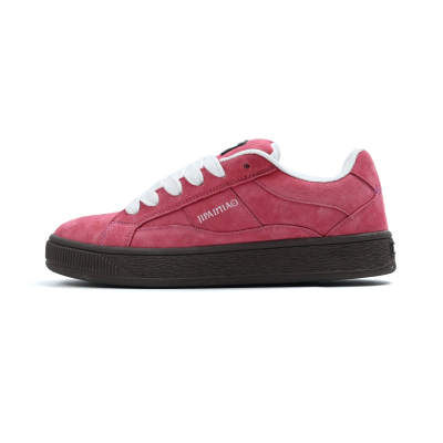 JIPAINIAO Low top Skateboard Shoes Unisex Rose Red