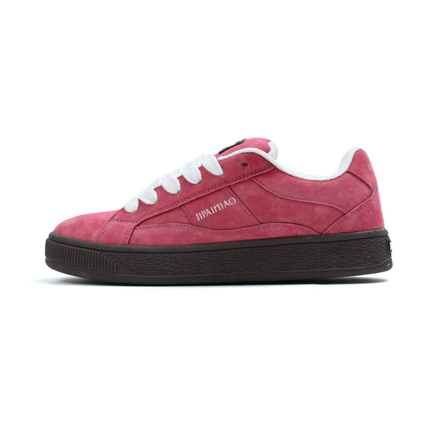 JIPAINIAO Low top Skateboard Shoes Unisex Rose Red