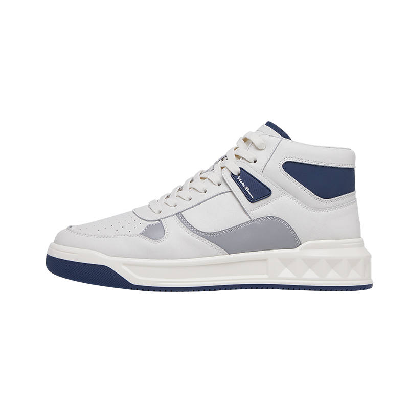 VICKI BROWN Ankle Boots Men's White Blue/White Black