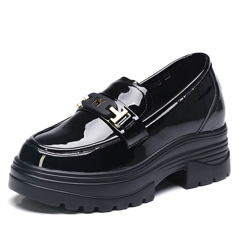 VAEL VAEL Pu Loafers Platform Women's Black