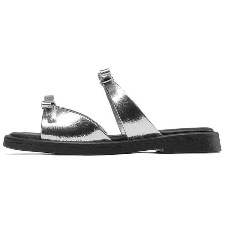 AGSDON AGSDON Slide Slippers Women's Black/Silver