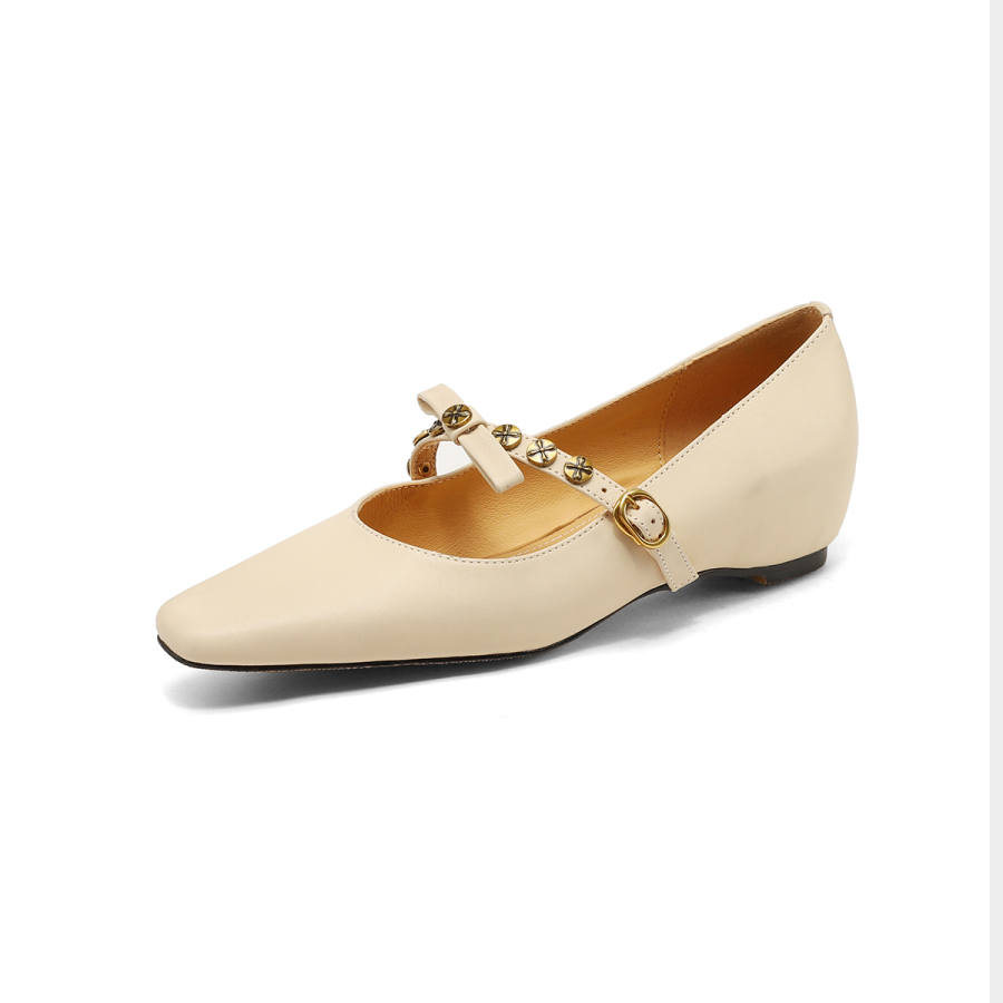 FMM Chunky Heel Mary Jane Shoes Women's