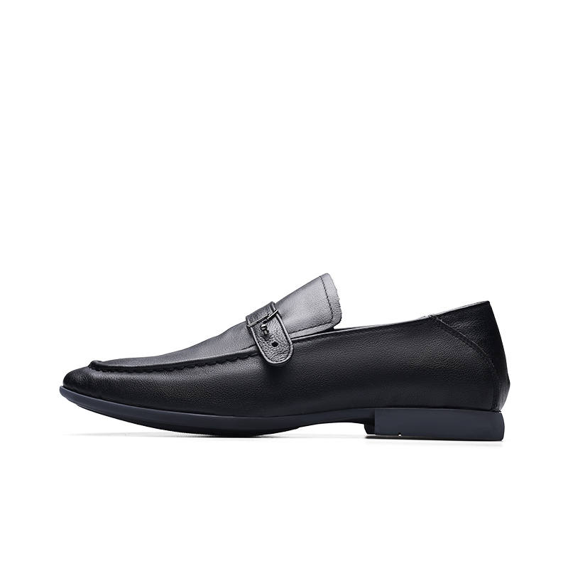 PARDASAUL Cow Leather Casual Shoes Men's Black