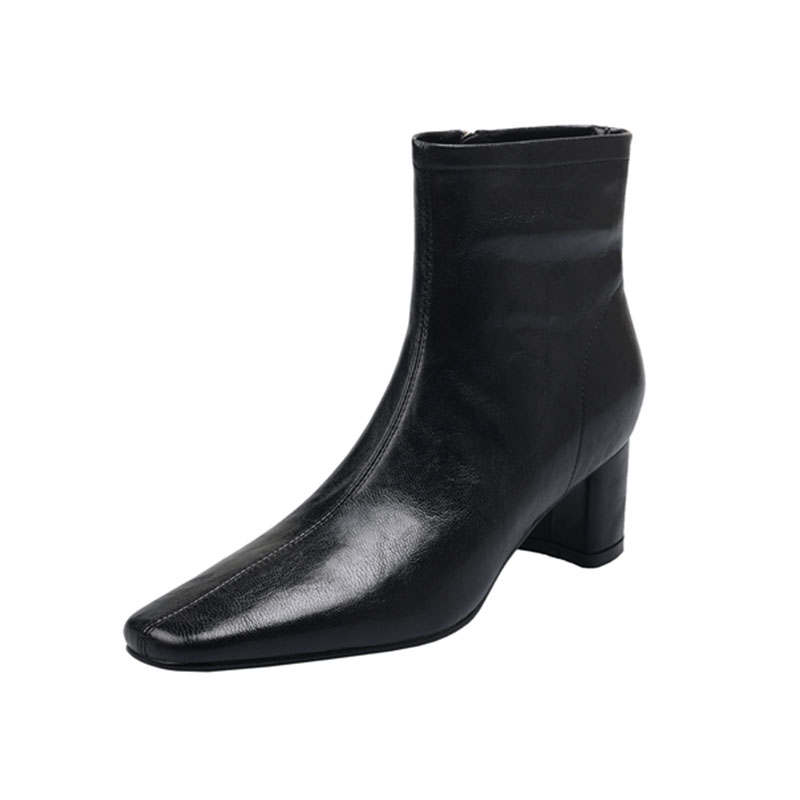 Echo&yolo Ankle Boots Women's Black/Ecru/Brown
