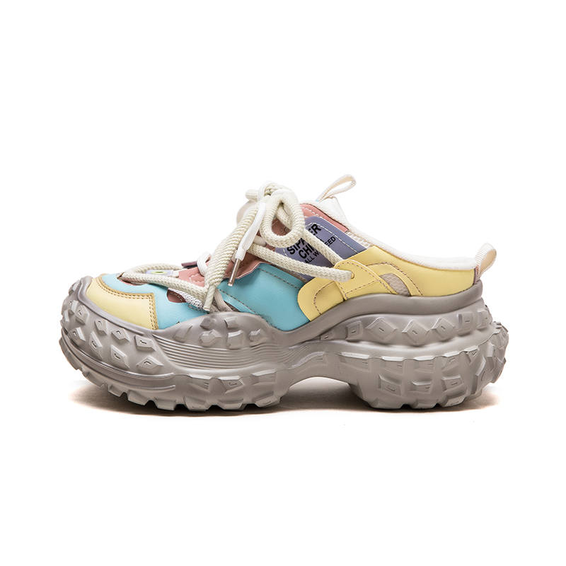 CHIBANG EVA Stitching Quiet Closed Toe Slippers Women's