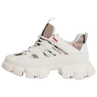 BIYINLEIFEN Fabric Low top Chunky Sneakers Women's