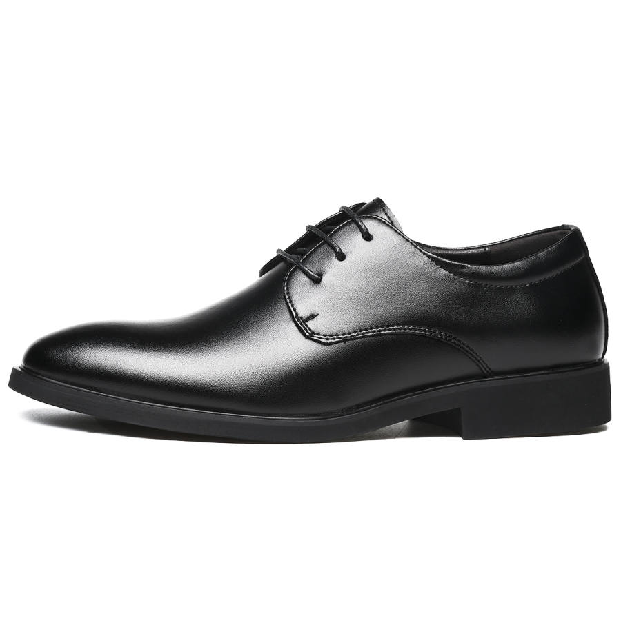 FAPAI Dress Shoes Men's Low Top Yellow Brown/Black/Dark Brown
