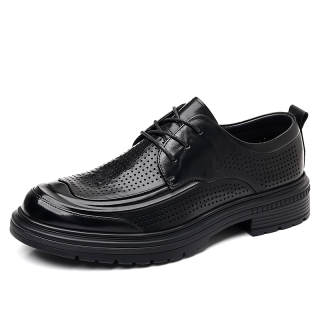 POPULAR ROUSE PR Top Grain Cow Leather Dress Shoes Men's Black
