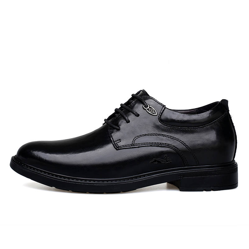 YINGLUNQISHI Top Grain Cow Leather Dress Shoes Unisex