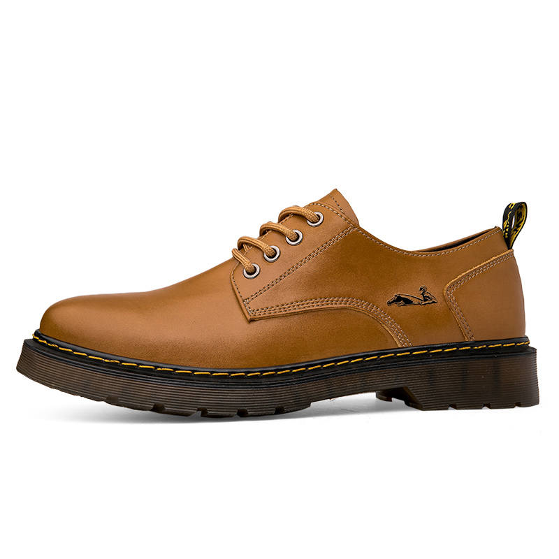 YINGLUNQISHI Top Grain Cow Leather Casual Shoes Men's