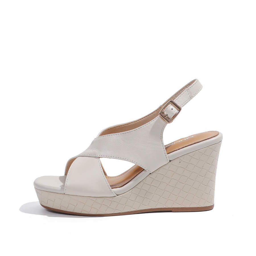 Mulinsen Roman Sandals 8cm Women's Beige