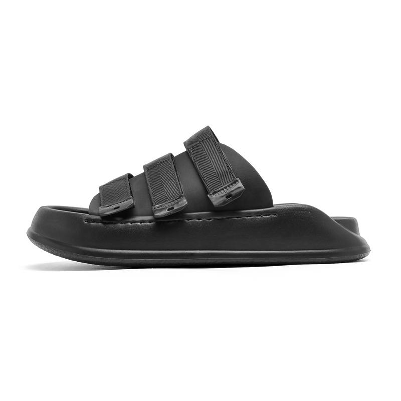 WANGJUE Slide Slippers Men's Black