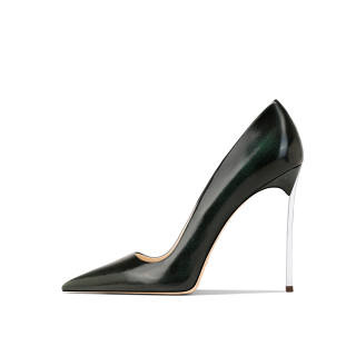 YUTIANAI Patent Leather Slim Heel High Heels Women's