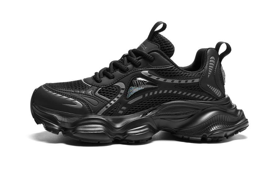 HLA Synthetic Leather Low top Chunky Sneakers Men's