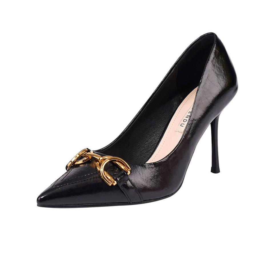 GUDIANFENGDU Slim Heel High Heels 9cm Women's