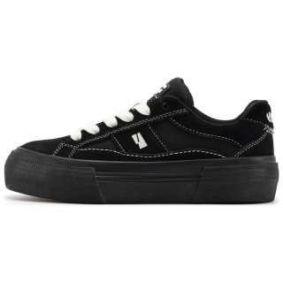 VEEMES 235S Cushioning Low top Skateboard Shoes Unisex Black