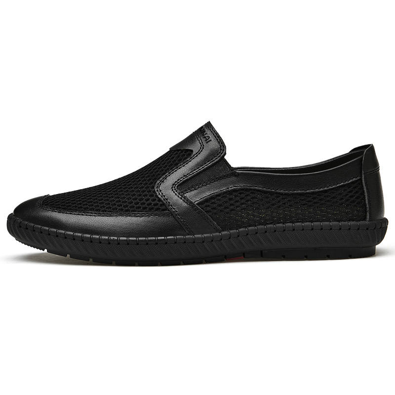 WENNAI Mesh Casual Shoes Men's Black