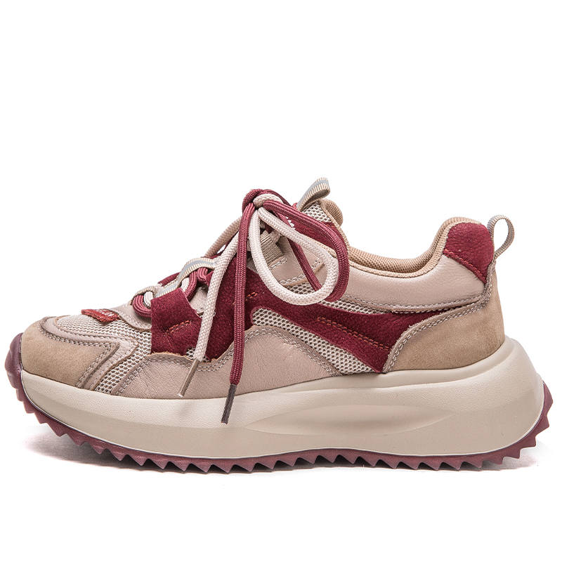 MATA Top Grain Cow Leather Low top Casual Shoes Women's