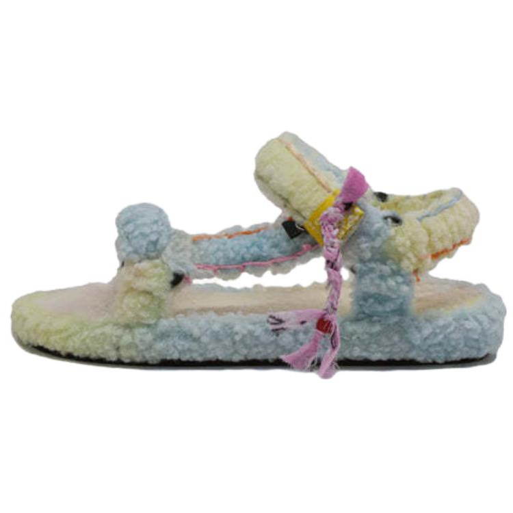 Arizona Love TREKKY GIOVANNI GEROSA x Arizona Love One Strap Sandals Women's Blue Yellow