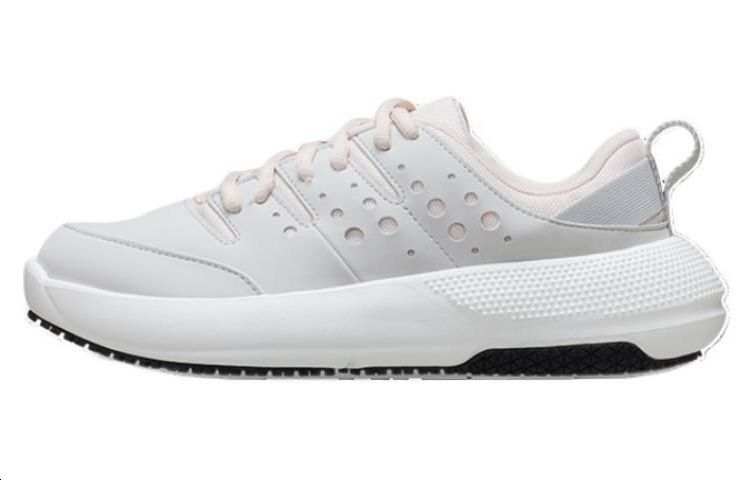 Crocs Leather Low top Casual Shoes Women's Gray