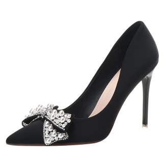 PARK DANCE Slim Heel High Heels Women's Black
