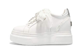 IiJin Top Grain Cow Leather Low top Skateboard Shoes Women's