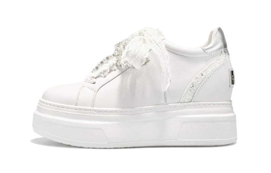 IiJin Top Grain Cow Leather Low top Skateboard Shoes Women's