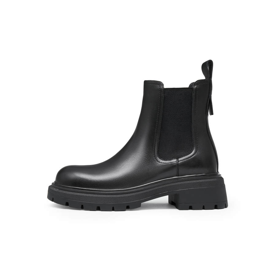 Teenmix Cow Leather Short Chelsea Boots Women's