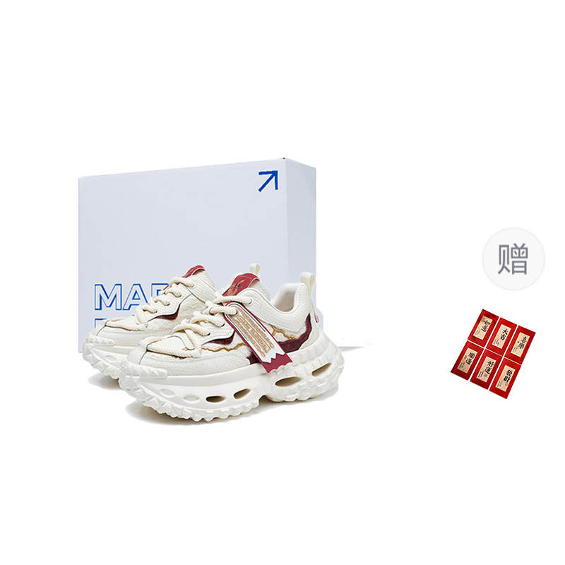 FAIRWHALE Cow Split Leather Low top Chunky Sneakers Unisex