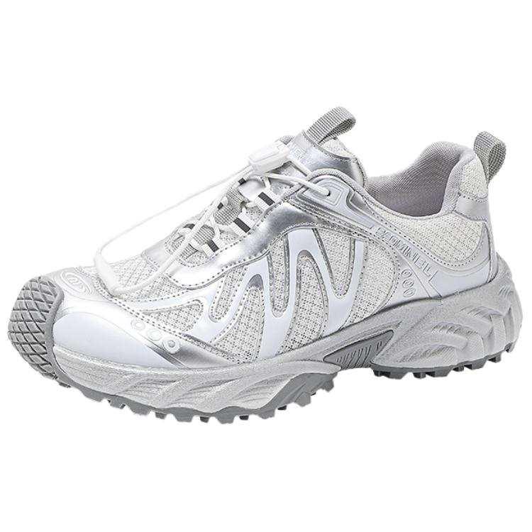 QINGZHUHU Slip Resistant, Abrasion Resistant, Breathable, Moisture Wicking Low top Chunky Sneakers Women's