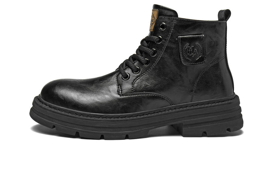 HLA HLA Combat Boots Men's Black/Khaki