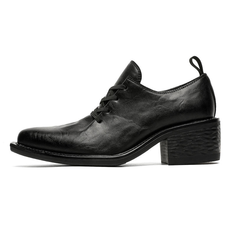 CHILANG Pu Slip Resistant Slip Resistant Low top Casual Shoes Unisex Black