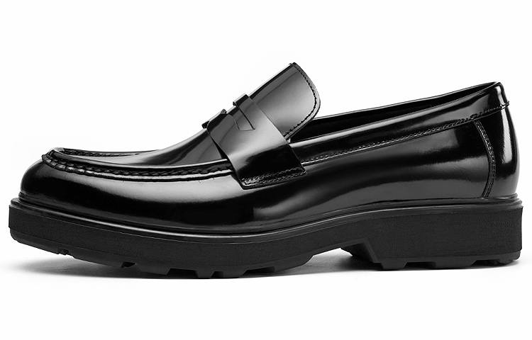 ROBERTA DI CAMERINO Top Grain Cow Leather Dress Shoes Men's Black