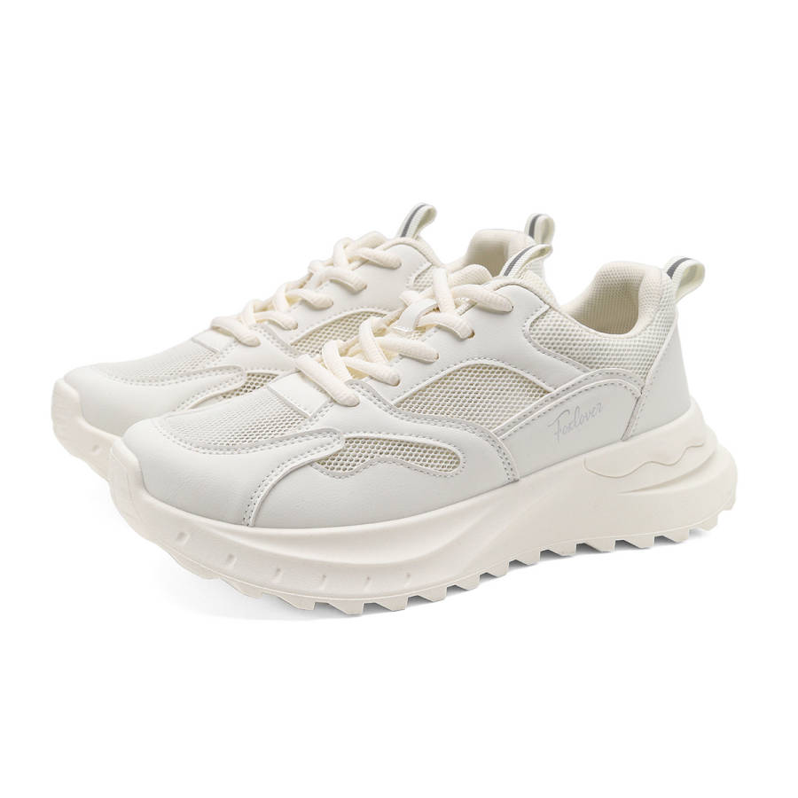 FOXER Abrasion Resistant Lightweight Wear resistant And Lightweight Low top Chunky Sneakers Women's