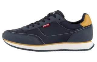 Levis Versatile Cushioning, Wear Resistant Low top Casual Shoes Men's Blue Yellow