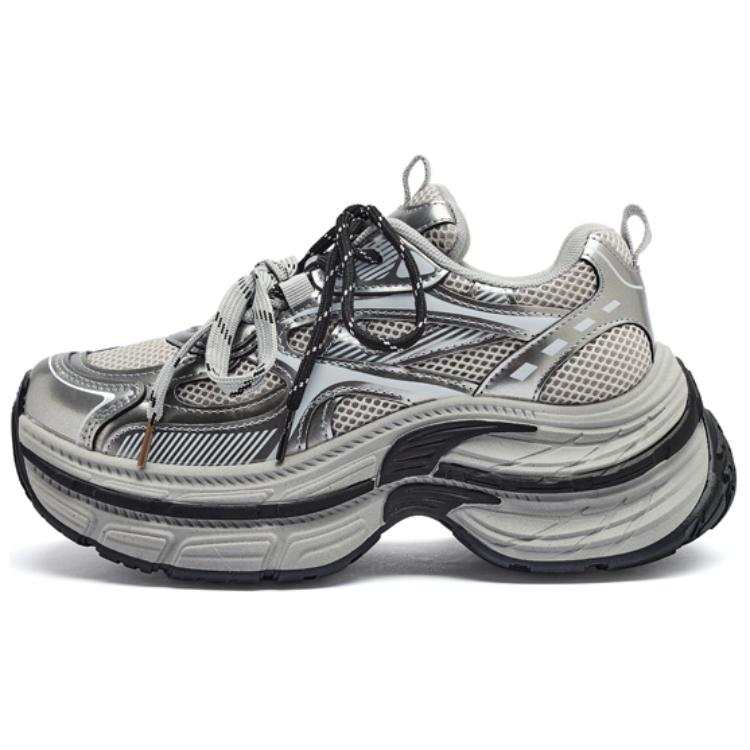 AGSDON Fabric Low top Chunky Sneakers Women's