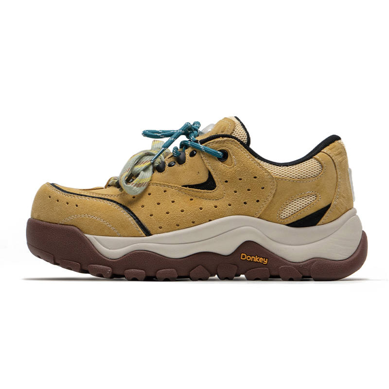 Mule Donkey Lightweight Height Increasing Low top Casual Shoes Unisex Ginger Yellow