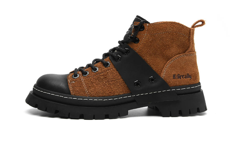 HLA HLA Work Boots Men's High Top Brown