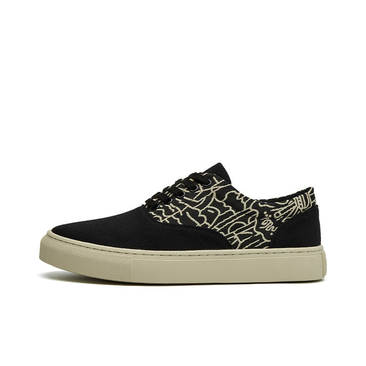 AOXIANG Low top Canvas Shoes Men's Black