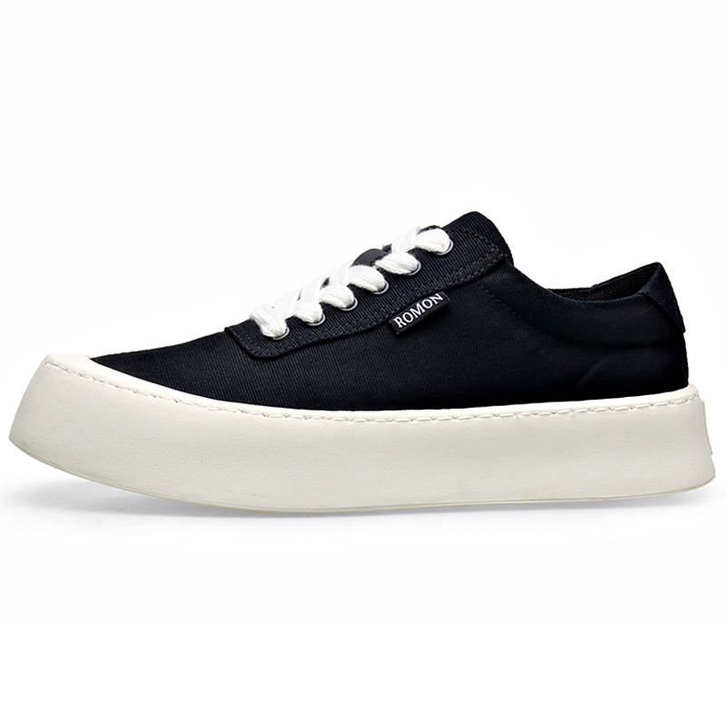 LUOMENG Low top Canvas Shoes Men's