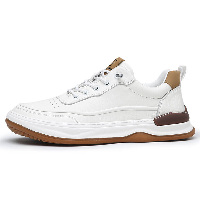 KACHILANG Cow Split Leather Low top Casual Shoes Men's