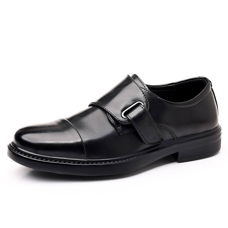 CITONGXIANSHENG Microfiber Leather Casual Shoes Men's Black