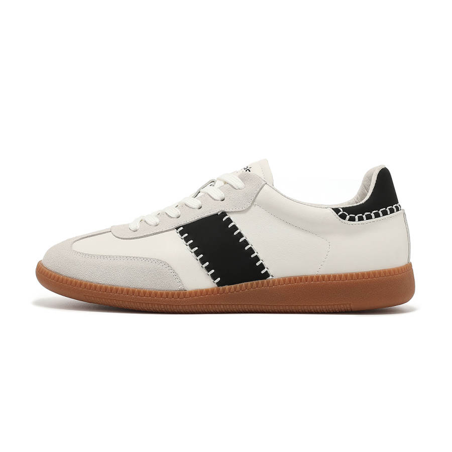 Millies MILLIE'S Cow Leather Abrasion Resistant Abrasion Resistant Low top Skateboard Shoes Men's White
