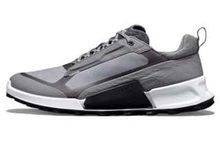 Ecco Cushioning Slip Resistant Low top Casual Shoes Men's Iron Gray