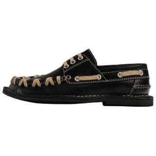 CAMPERLAB Eki Boat Shoes Unisex Black
