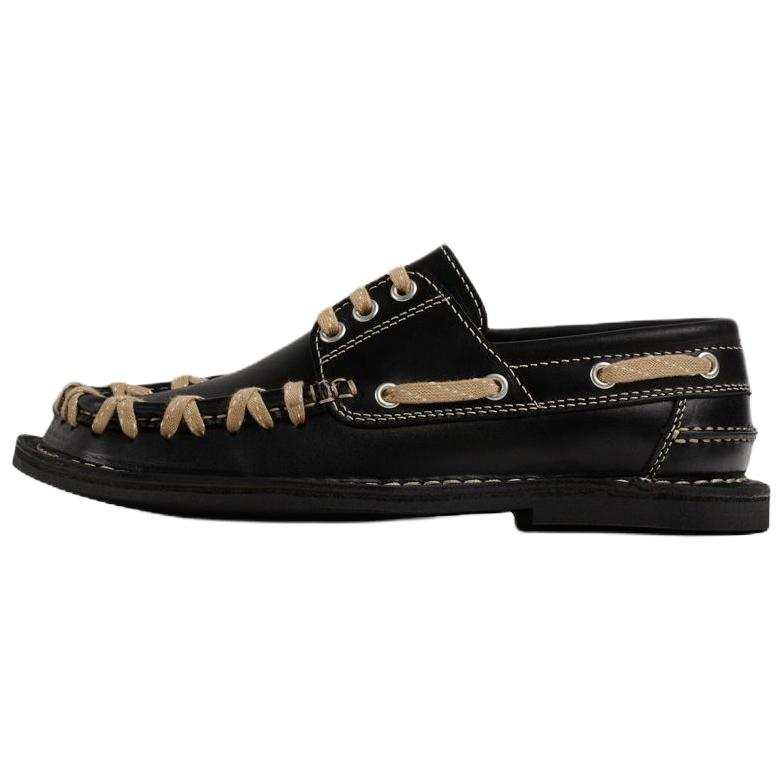 CAMPERLAB CAMPERLAB Eki Boat Shoes Unisex Black