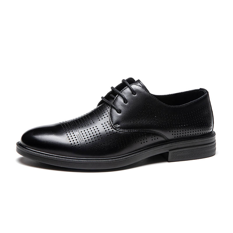 AOKANG Dress Shoes Men's Low Top Black