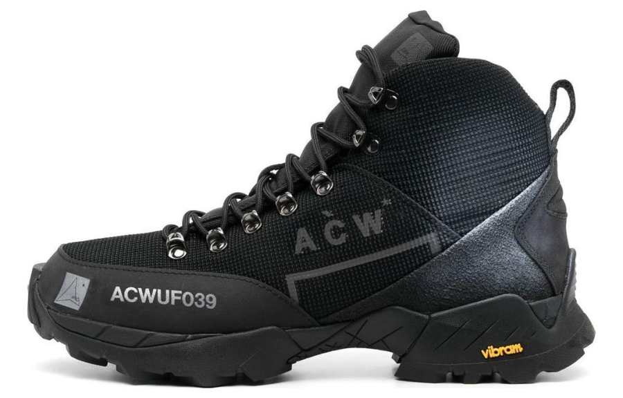 A-COLD-WALL* A-COLD-WALL* Logo-print Mesh High-top Sneakers